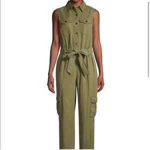 Alice + Olivia - JOEL SLEEVELESS UTILITY JUMPSUIT (Size 0)